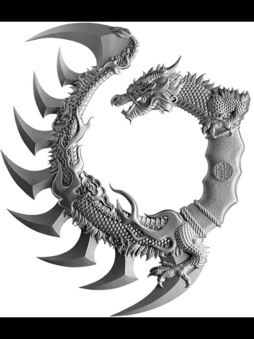 龙爪刀-2026年萨摩亚银币