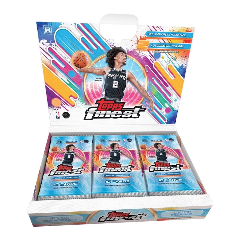 2026年Topps篮球第二大折射系列Finest重磅登场，经典回归焕新来袭！