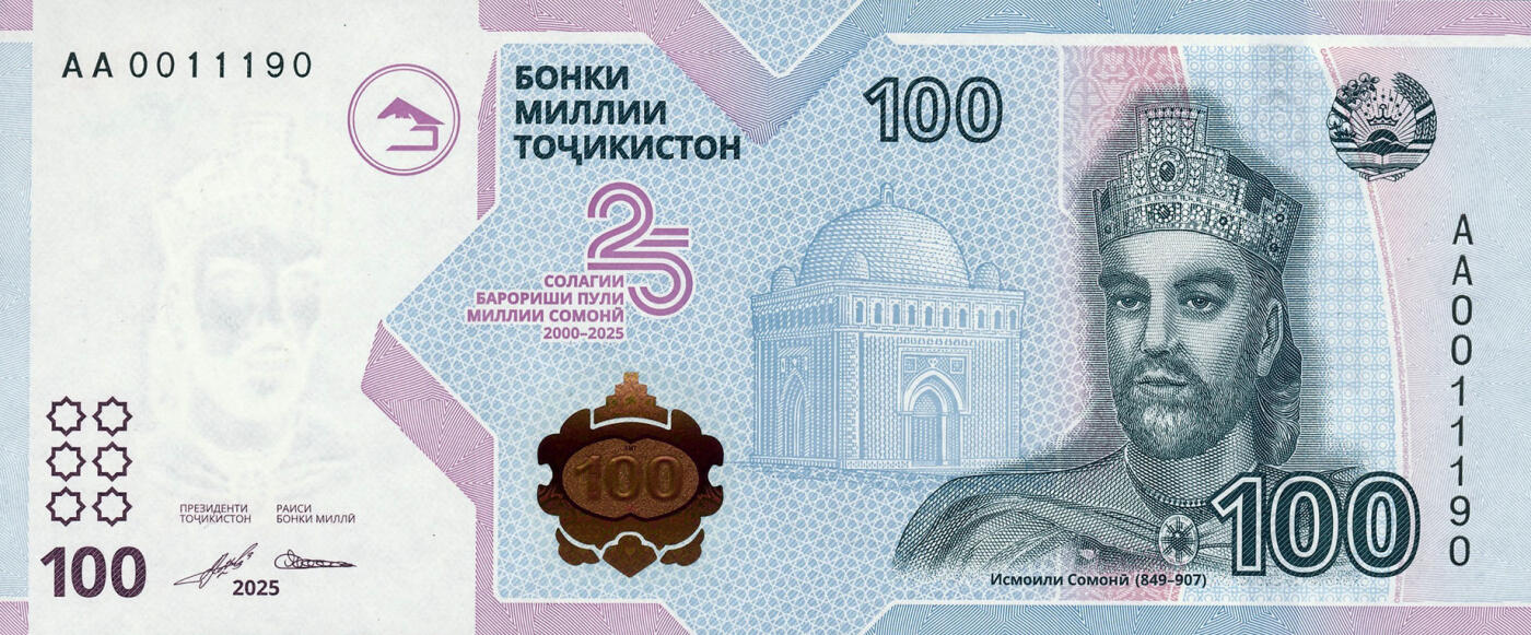 塔吉克纪念钞情况