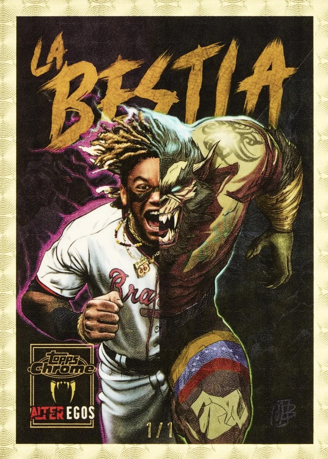 2025 Topps Chrome Update Alter Ego 超级英雄大谷翔平一编超级折射