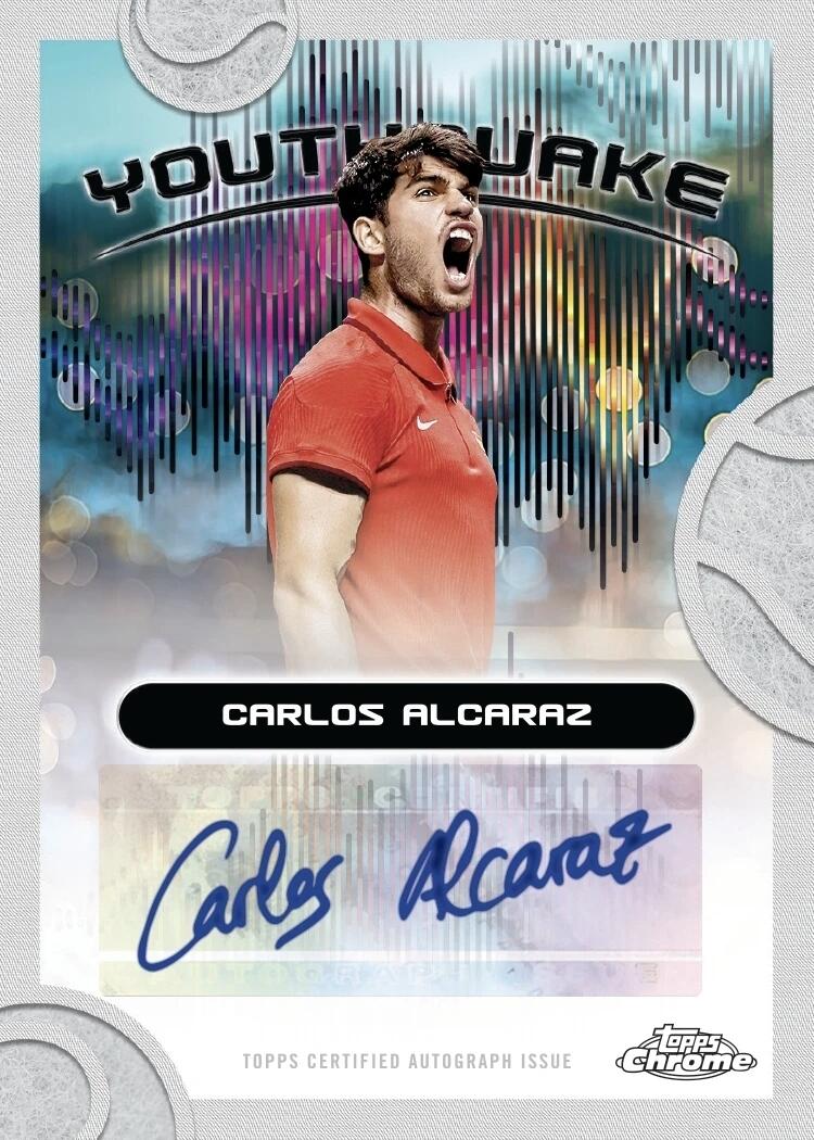 2025 Topps Chrome tennis网球系列重磅登场，网坛收藏盛宴燃情开启！