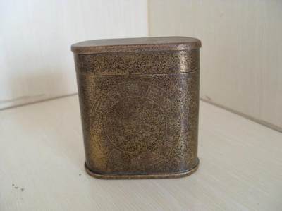 铜茶叶盒一个！！