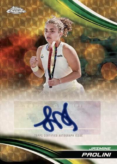 2025 Topps Chrome tennis网球系列重磅登场，网坛收藏盛宴燃情开启！