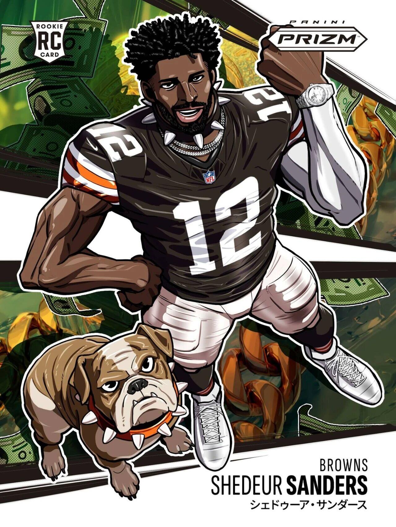 2025 NFL PRIZM Manga – Vertical横空出世，帕尼尼经典旗舰系列再掀收藏狂潮，日系漫画美学碰撞美式橄榄球热血，打造超稀有SSP收藏臻品！