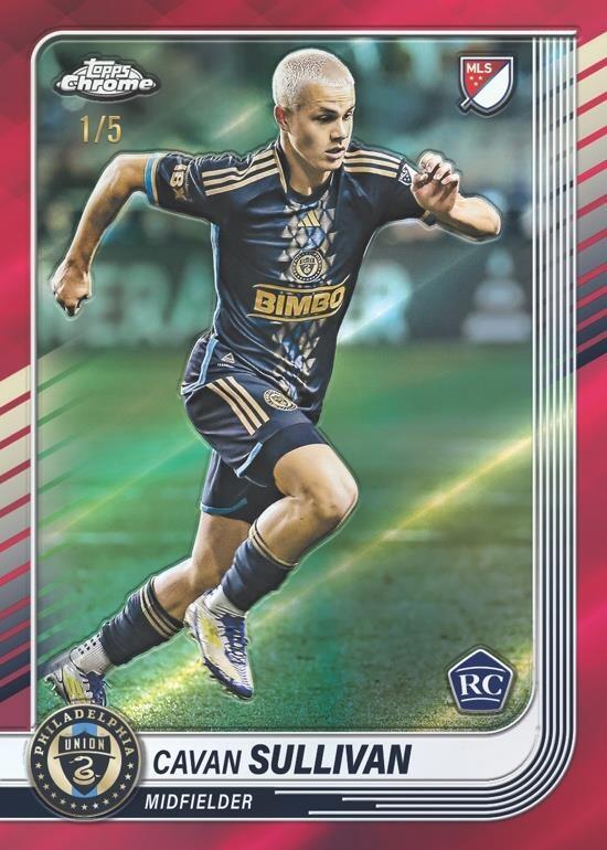 多款梅西亲签、苏利文Debut和RPA领衔，群星闪耀的2025 Topps Chrome MLS 2026年2月19日登场