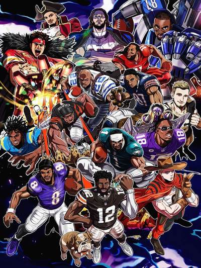 2025 NFL PRIZM Manga – Vertical横空出世，帕尼尼经典旗舰系列再掀收藏狂潮，日系漫画美学碰撞美式橄榄球热血，打造超稀有SSP收藏臻品！