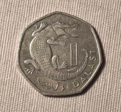 1998年冈比亚1达拉西硬币