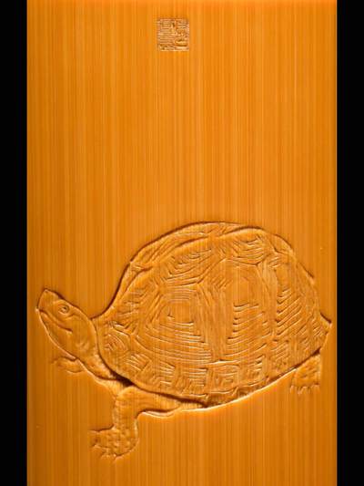 竹子雕刻《龟》