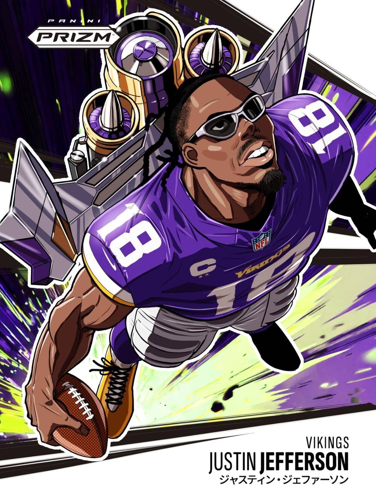 2025 NFL PRIZM Manga – Vertical横空出世，帕尼尼经典旗舰系列再掀收藏狂潮，日系漫画美学碰撞美式橄榄球热血，打造超稀有SSP收藏臻品！