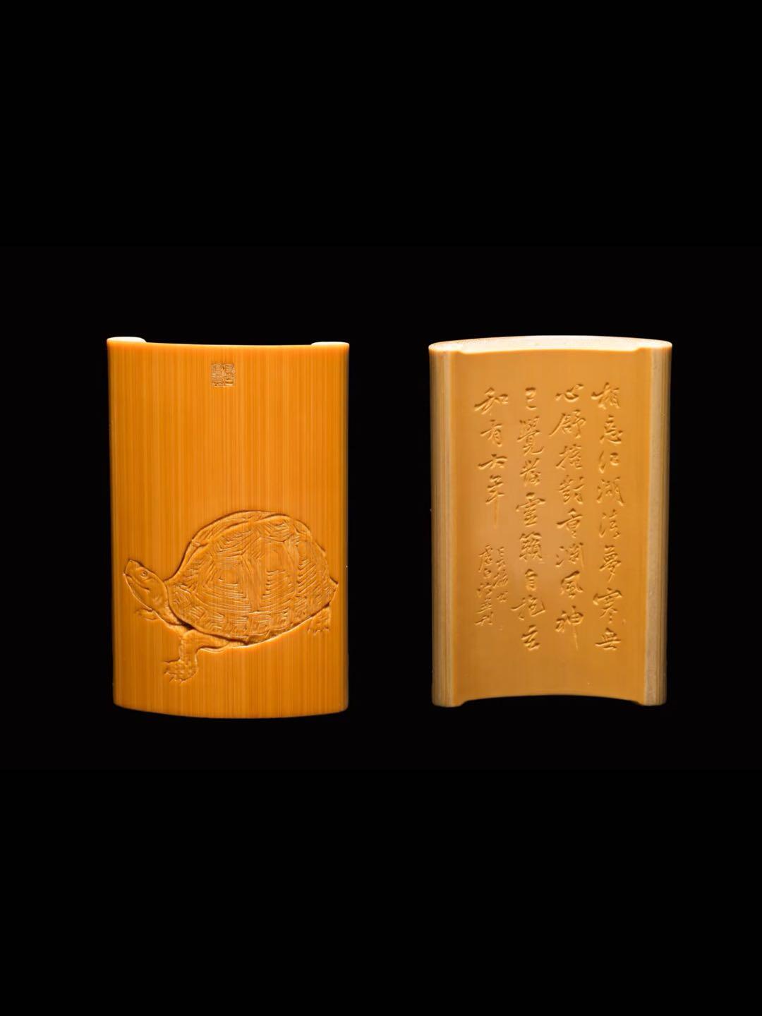 竹子雕刻《龟》