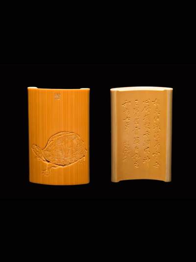 竹子雕刻《龟》