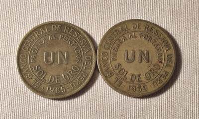 1956年秘鲁1索尔硬币