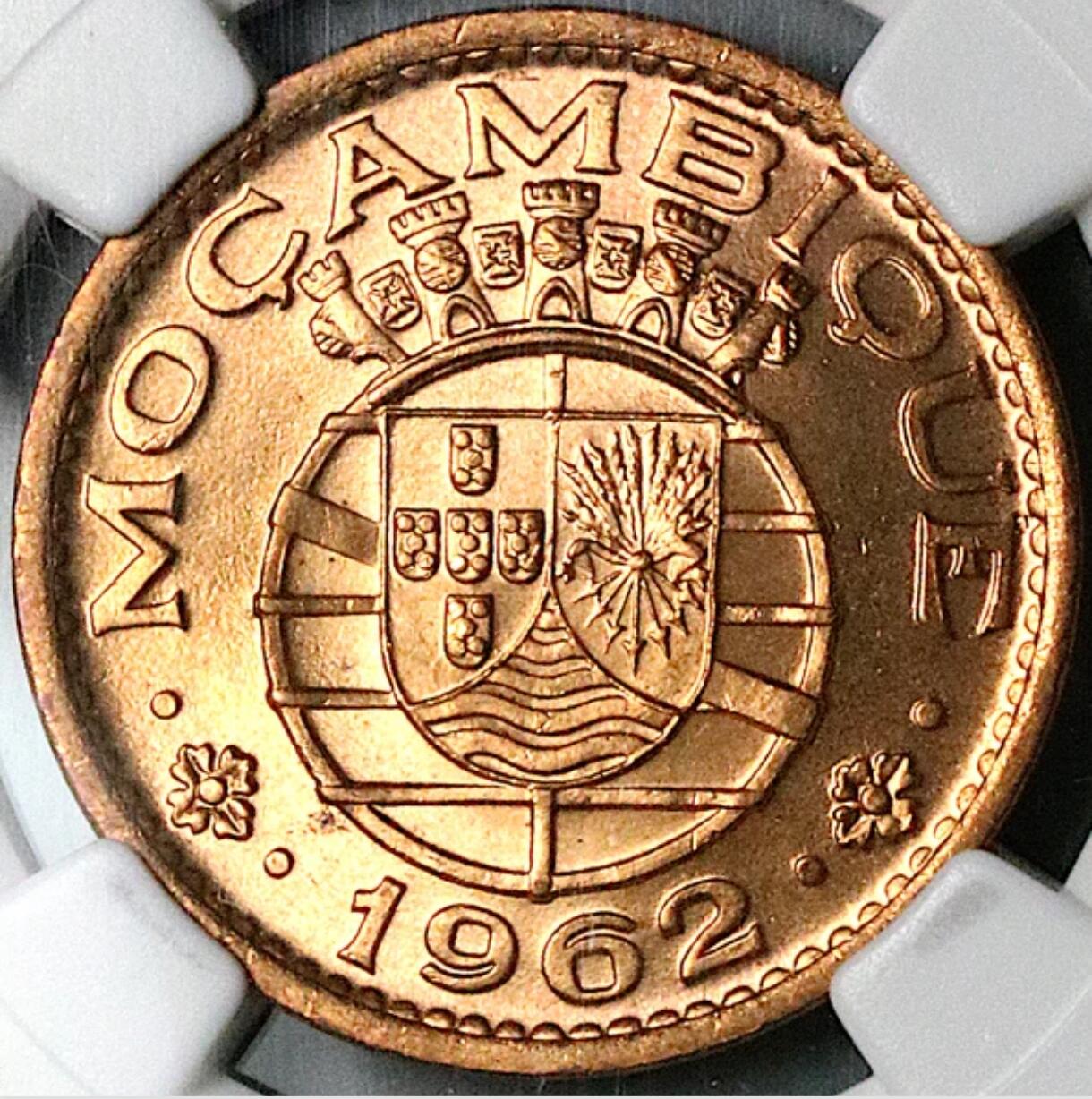 葡属非洲1埃斯库多铜币：殖民时代的最后印记