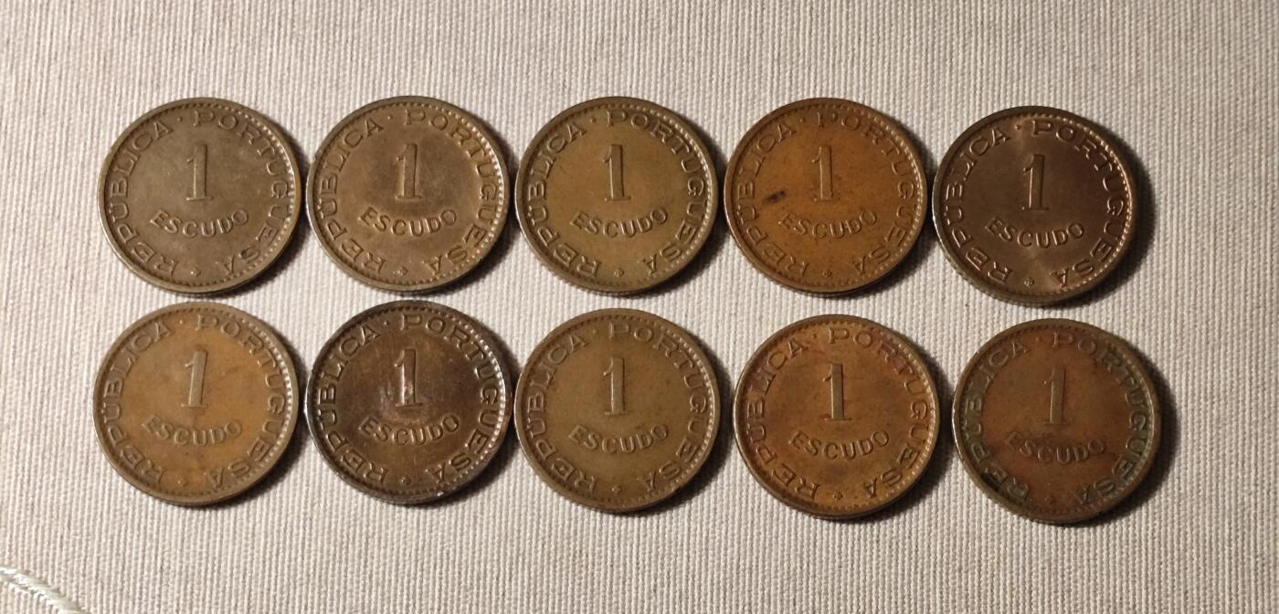 葡属非洲1埃斯库多铜币：殖民时代的最后印记