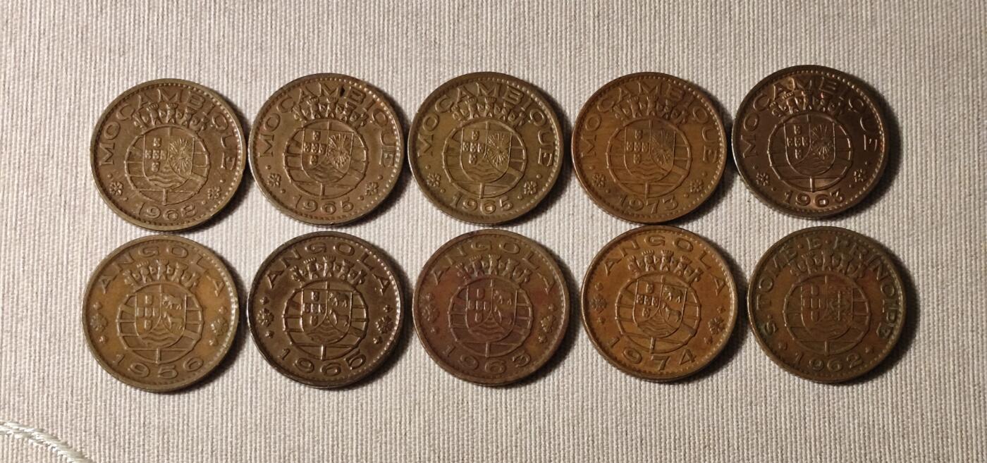 葡属非洲1埃斯库多铜币：殖民时代的最后印记