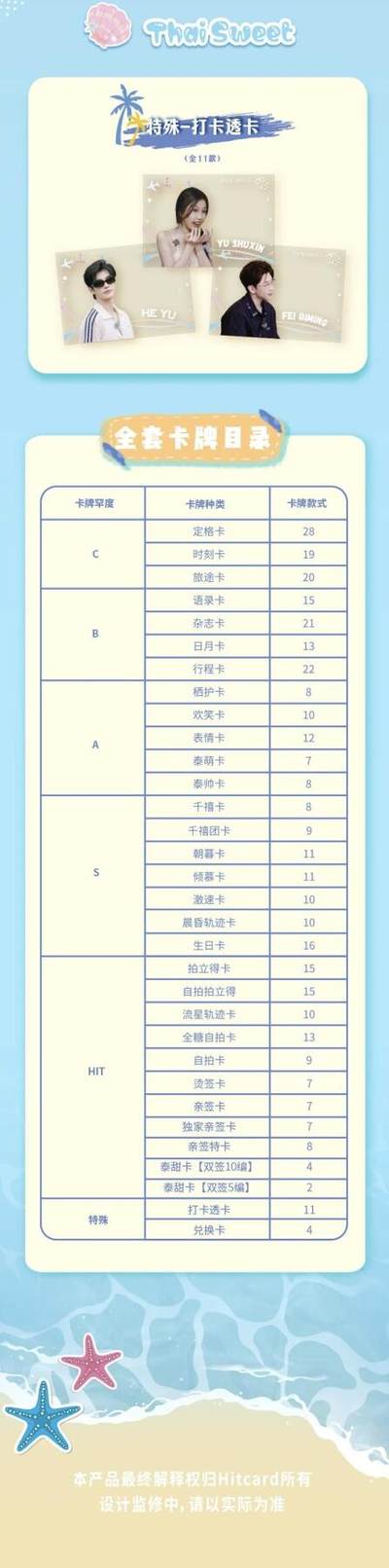 HITCARD《泰甜啦》综艺收藏卡甜蜜启程，解锁泰兰德浪漫之旅的心动瞬间，承包你的冬日甜份！