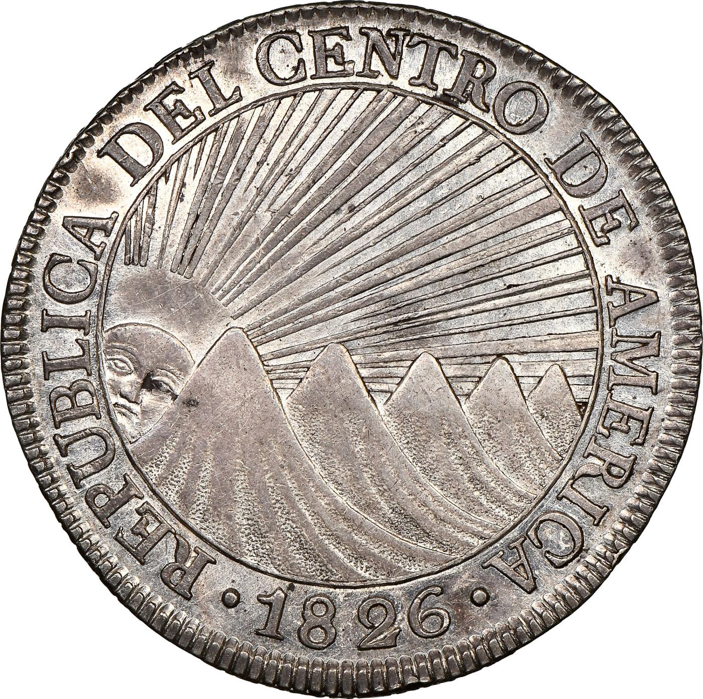 中美洲联邦共和国1826年8里亚尔银币