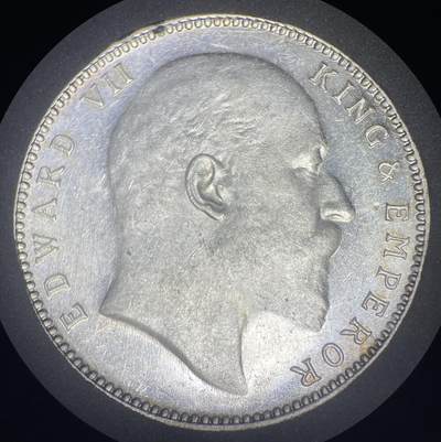 1906B英属印度爱七1卢比