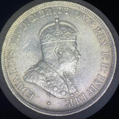 1910年爱七澳大利亚1弗洛林银币