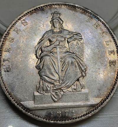 1871年普鲁士王国“胜利泰勒”银币