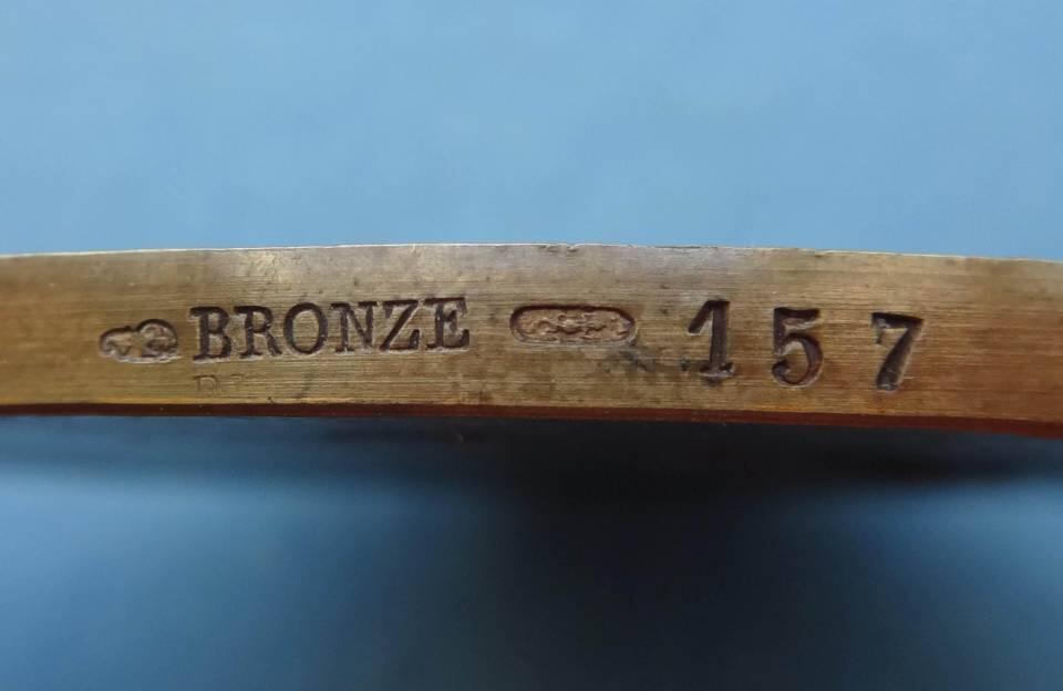 法国1904年法兰西章牌之友协会SAMF限量铜章“收获”MS63。