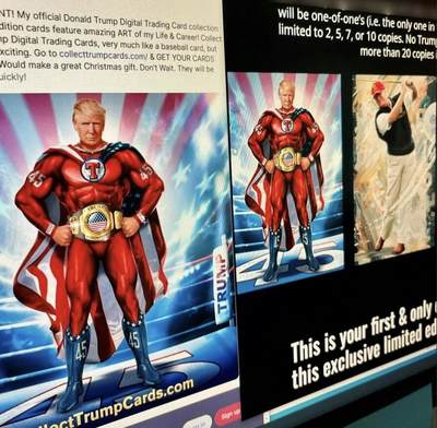 谁买的？懂王1/1金折“新秀”签字卡以50万美元的价格成交