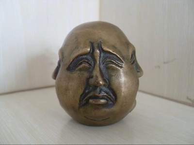 铜杂件老四面佛，喜怒哀乐佛！！