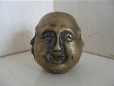 铜杂件老四面佛，喜怒哀乐佛！！
