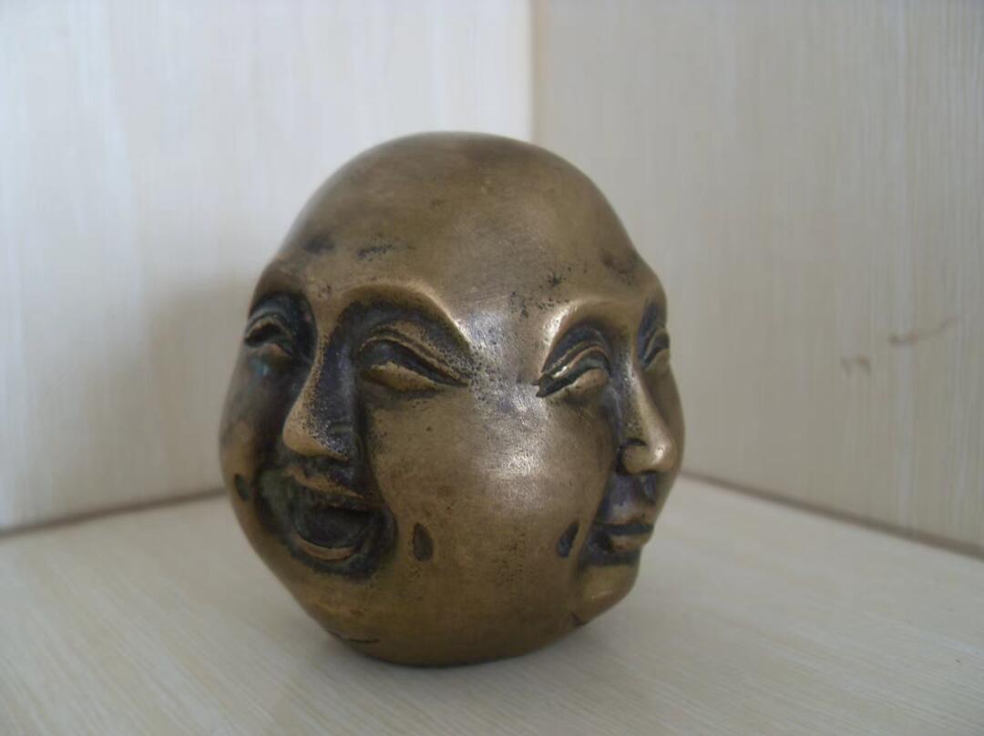 铜杂件老四面佛，喜怒哀乐佛！！