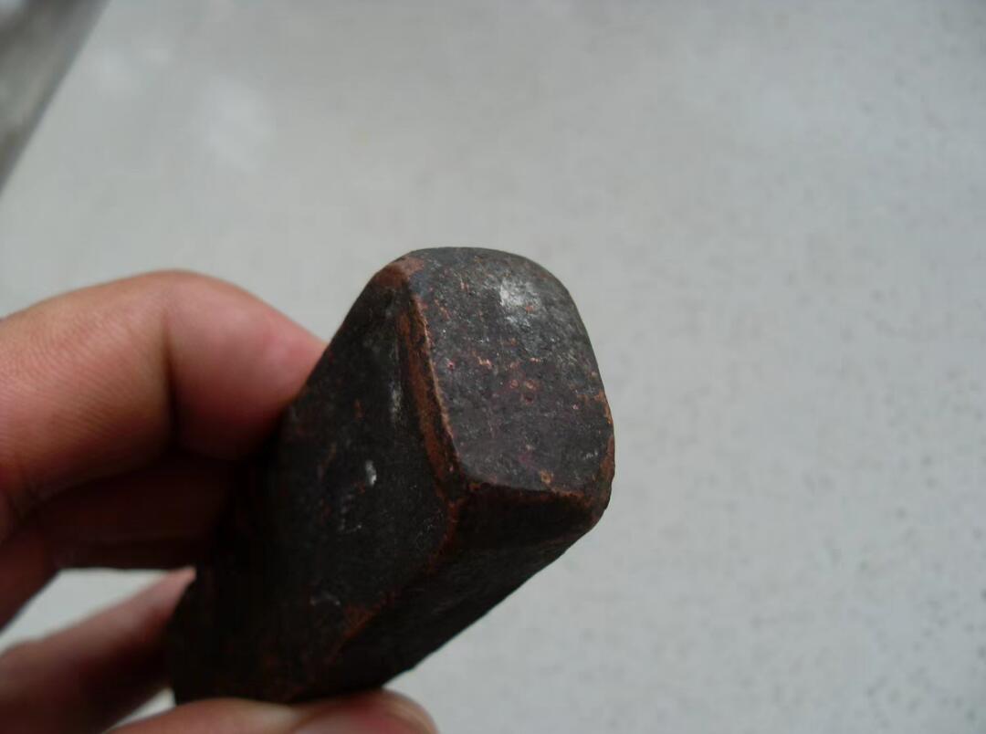 民国老紫铜条 镇纸 收藏铜器