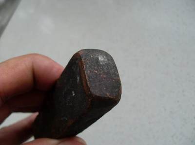 民国老紫铜条 镇纸 收藏铜器