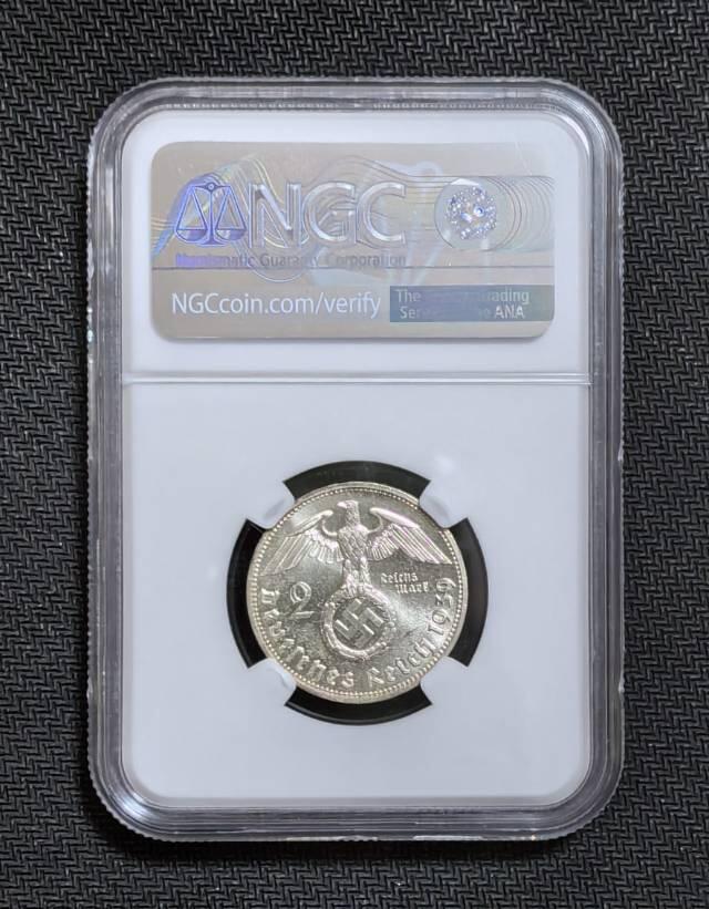 兴登堡2马克银币