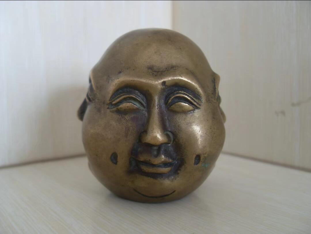 铜杂件老四面佛，喜怒哀乐佛！！