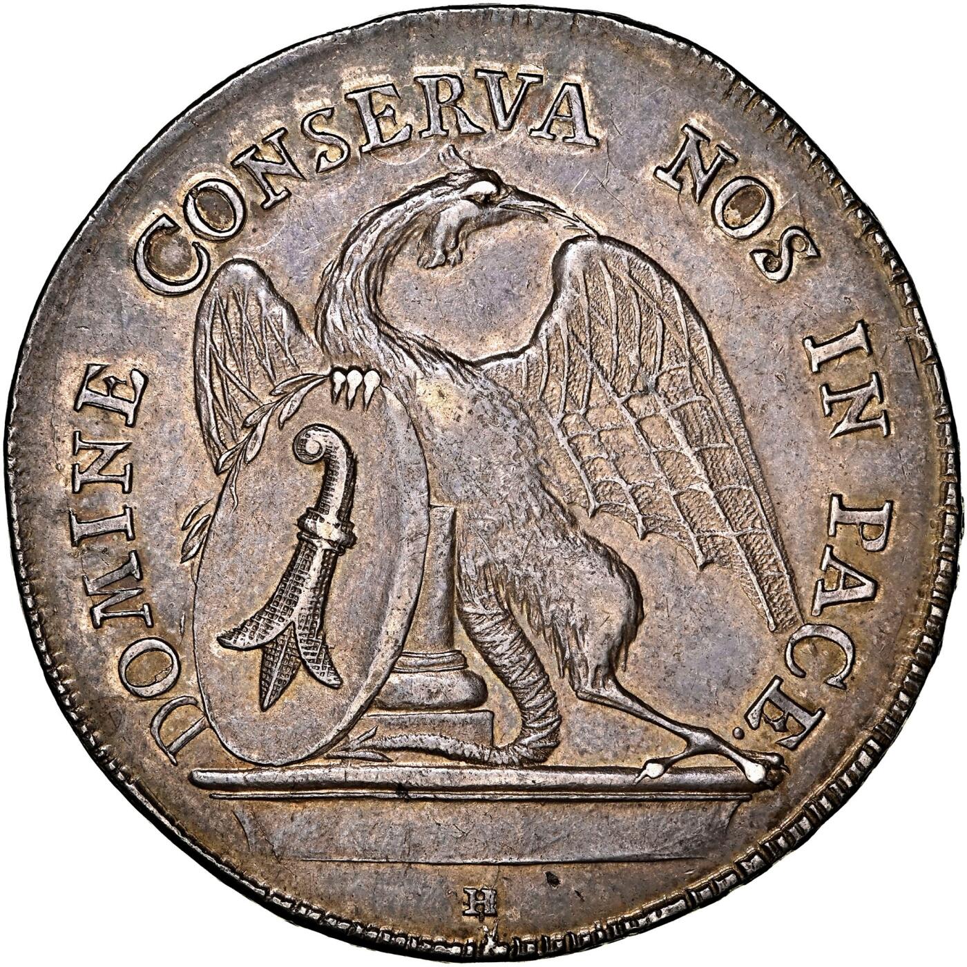 1793年瑞士巴塞尔城市景观泰勒银币