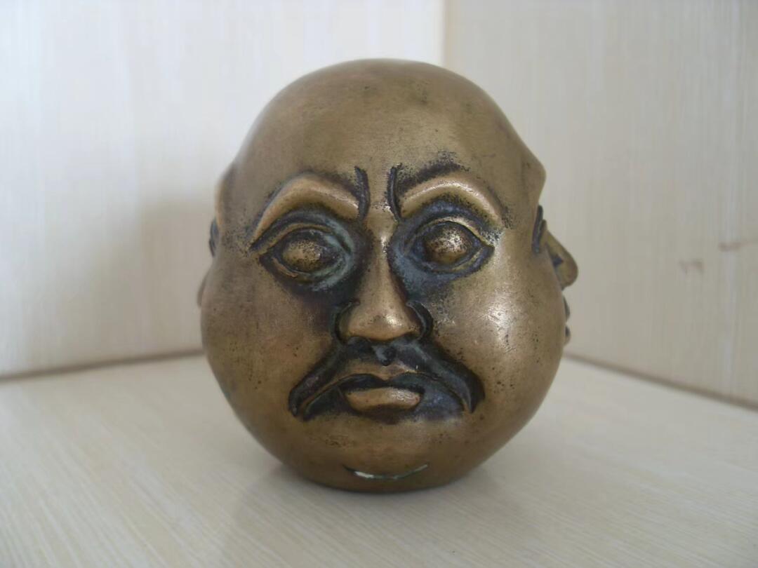 铜杂件老四面佛，喜怒哀乐佛！！