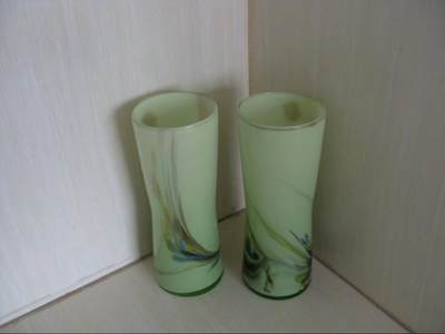 老玻璃插花瓶！！