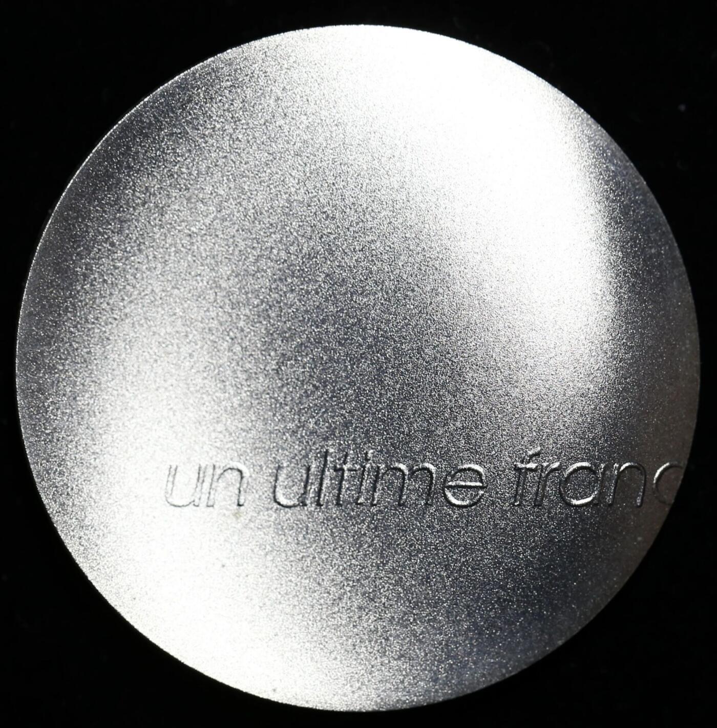 法国“最后的法郎”纪念银章