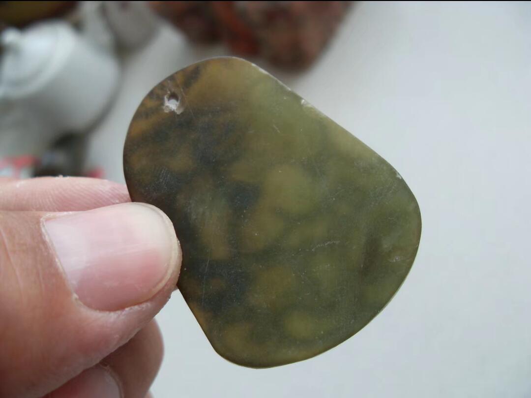 古董级老玉牌子，马踏祥云！！