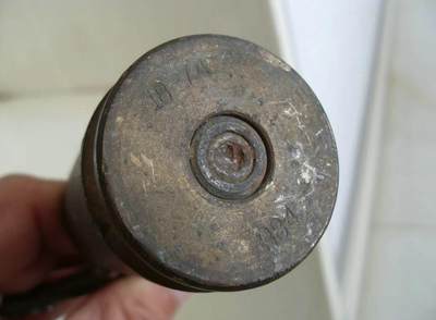 铜炮弹皮摆件，比翼双飞造型！！