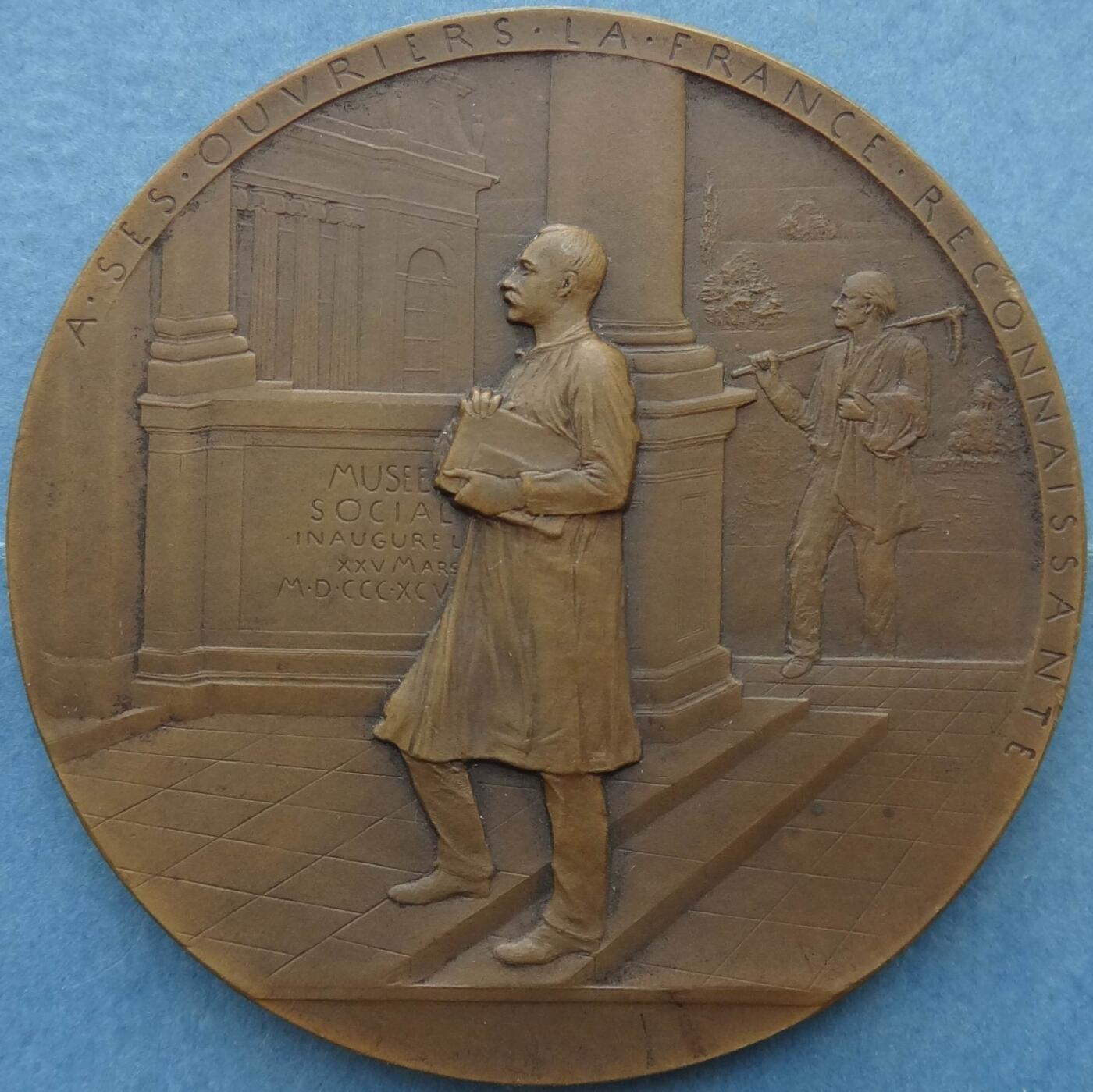 法国1896年铜章社会博物馆开馆纪念
