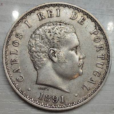 1891年葡萄牙王国卡洛斯一世500瑞斯银币