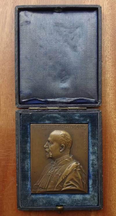 法国1910年矩形原盒铜章神经学家菲尔让斯·雷蒙