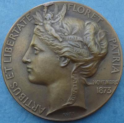 法国烹饪协会宴会纪念铜章