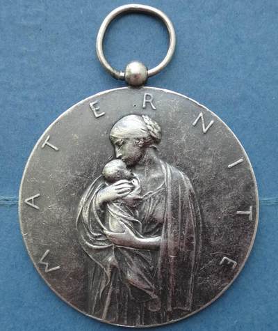 法国巴黎母亲协会1891年银章