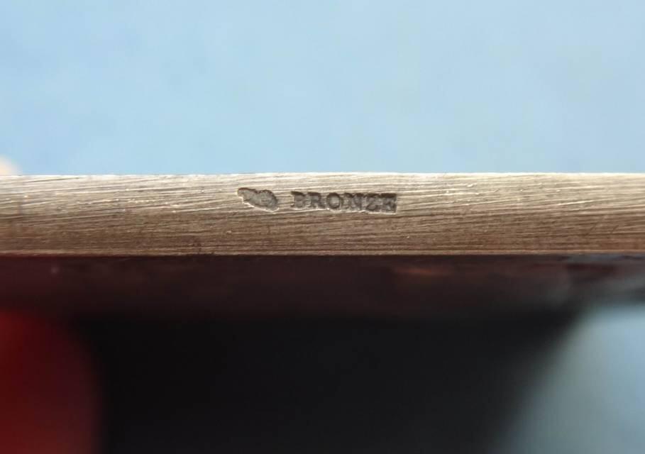 法国1907年矩形镀银铜章医学家、政治家莱昂·拉贝