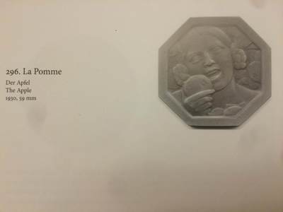 法国1930年八边形铜章苹果