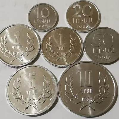 亚美尼亚1994年流通硬币套币介绍