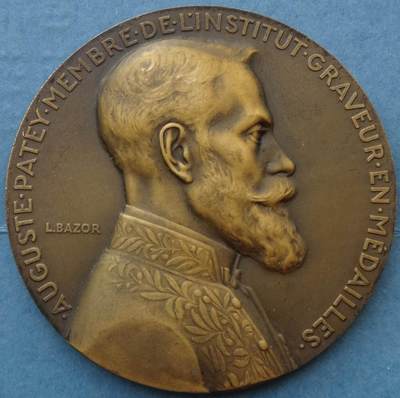 法国1930年铜章雕刻大师奥古斯特·帕泰