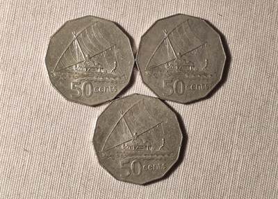 1975年斐济50分硬币与南岛民族的航海记忆