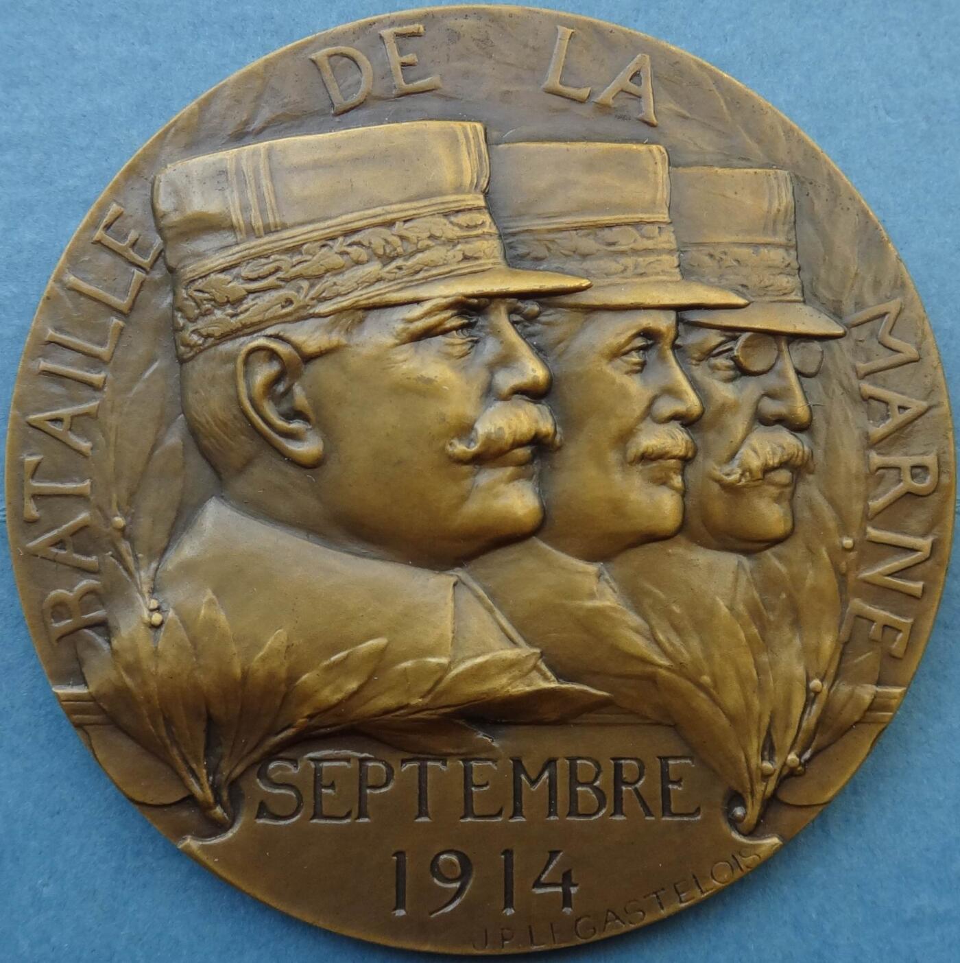 法国1914年铜章马恩河战役